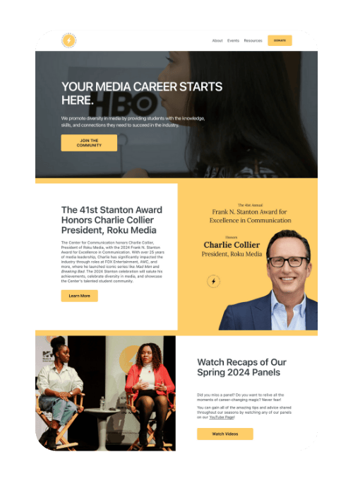 Image gallery marquee